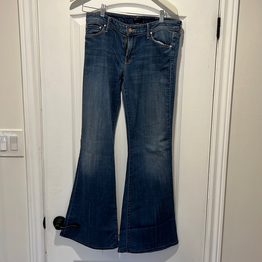 Mother bell bottom jeans